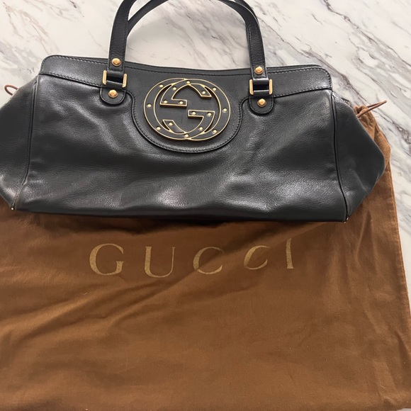 ❌sold❌Authentic GUCCI Blondie Vintage Leather Ha… - Picture 9 of 11